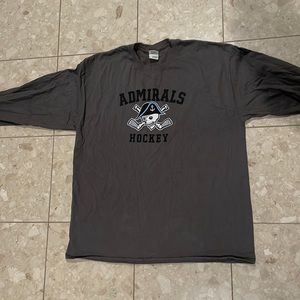 Admirals hockey long sleeve t shirt in great condition size XL